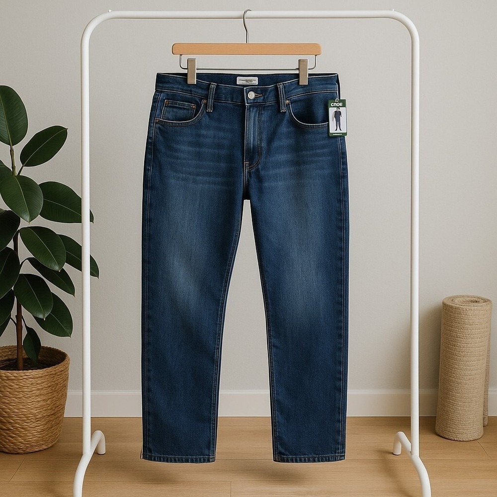 NEW Remi Bader Women's 18W Blue Denim Jeans Plus Size Straight Loose Fit